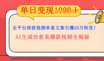 全平台深夜文案新风口:DeepSeek生成百万播放量金句,治愈系内容涨粉速度快4倍-云创网:网创终点站