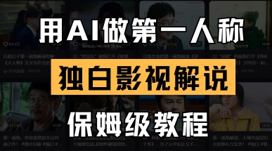 用AI做第一人称独白影视解说，手把手教学，保姆级教程-云创网:网创终点站
